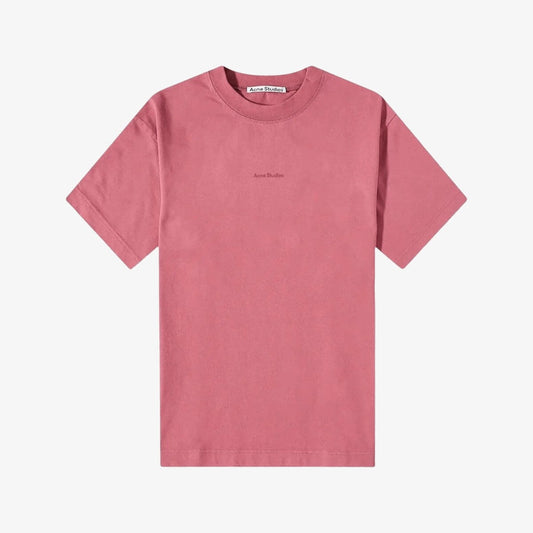 Acne Studios Extorr Stamp Logo “Old Pink” T-Shirt