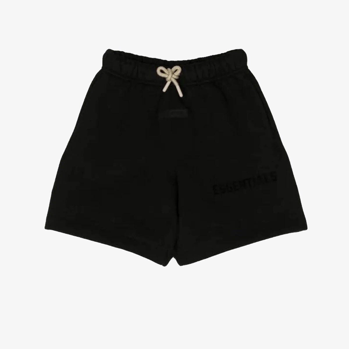 Fear Of God Essentials "Jet Black" Drawstring Shorts