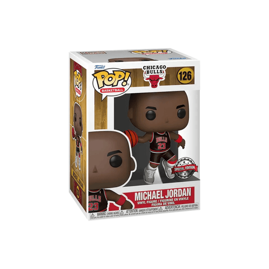 Funko Pop! Basketball Chicago Bulls Michael Jordan with Slabbed Case Upper Deck Exclusive Figure #126