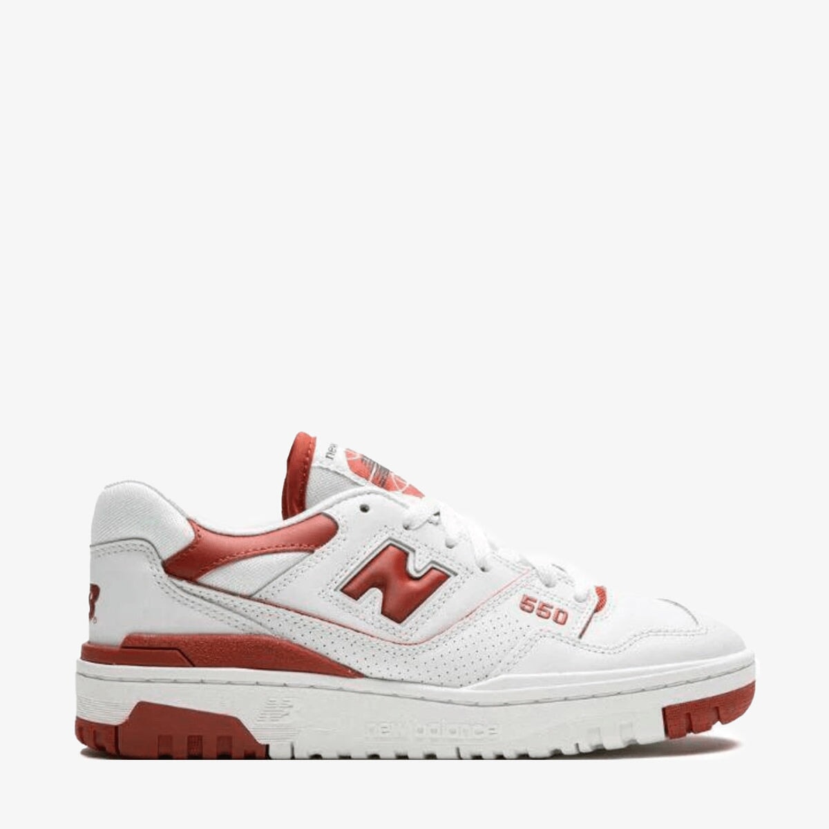 New Balance 550 “White- Brick Red”