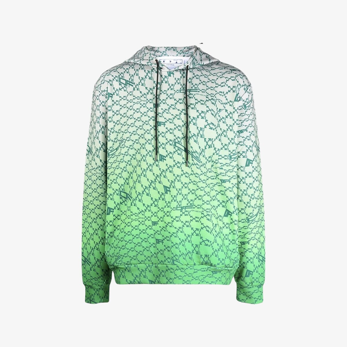 Off-White Arrow - Green Ombre Hoodie