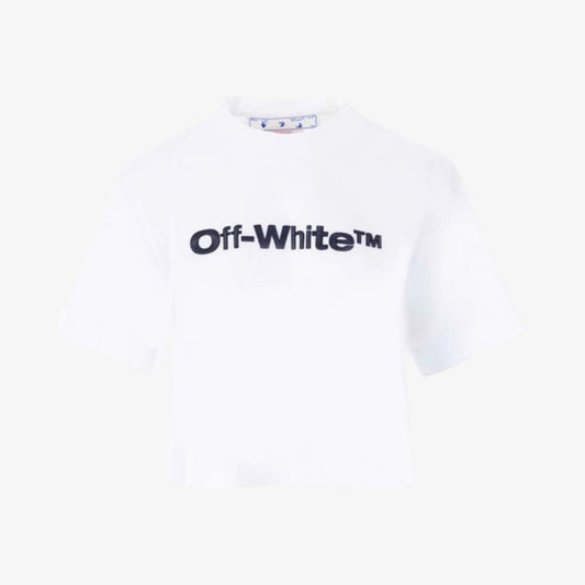 Off-White Crop T-Shirt “White”