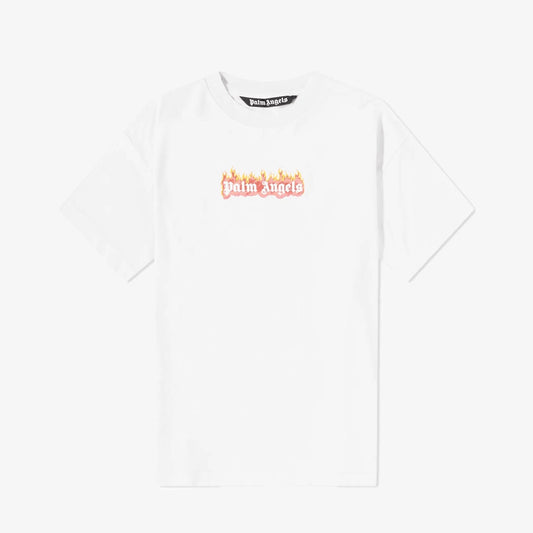 Palm Angels Burning Logo “Off White” T-shirt