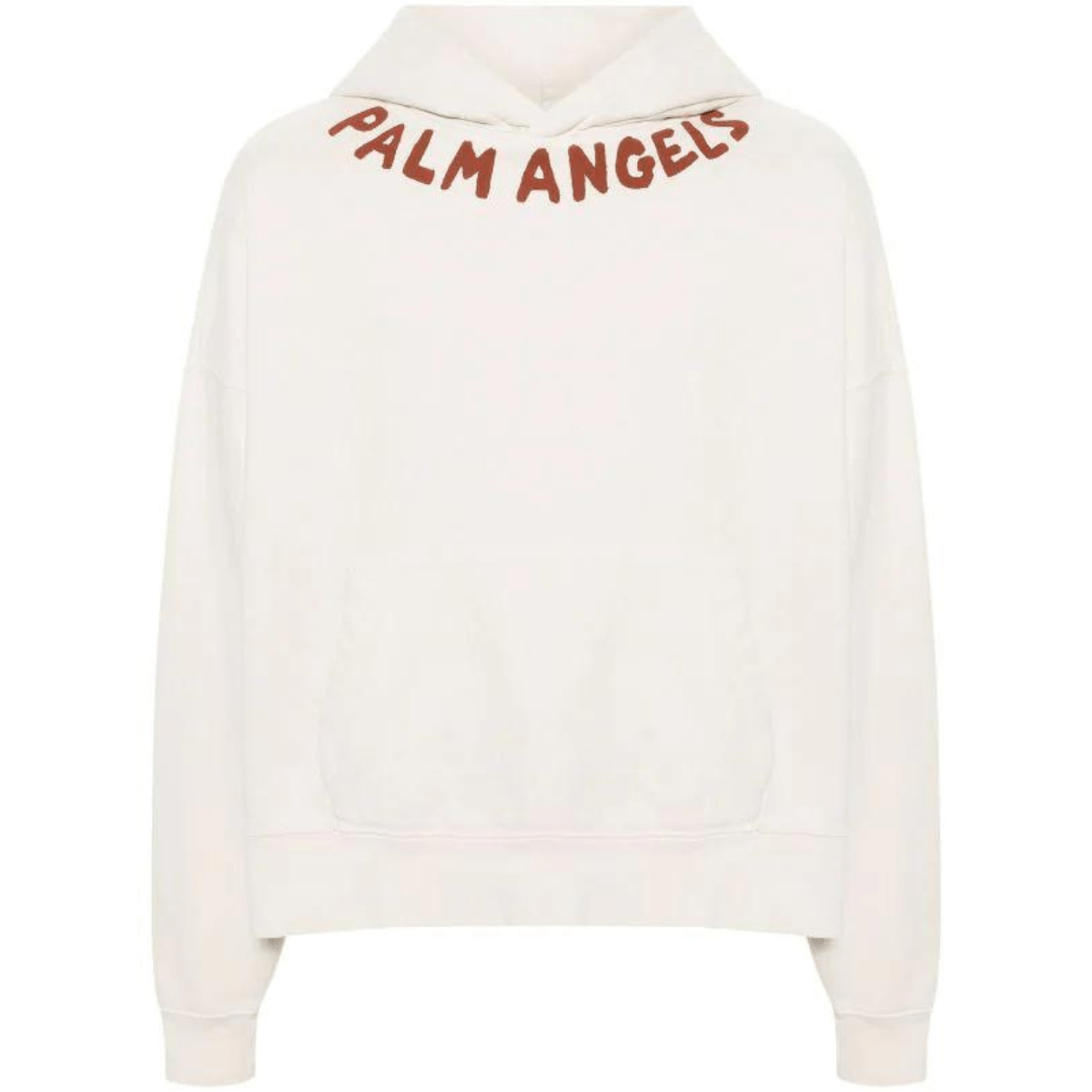 Palm Angels Seasonal logo-print Hoodie "White Red"